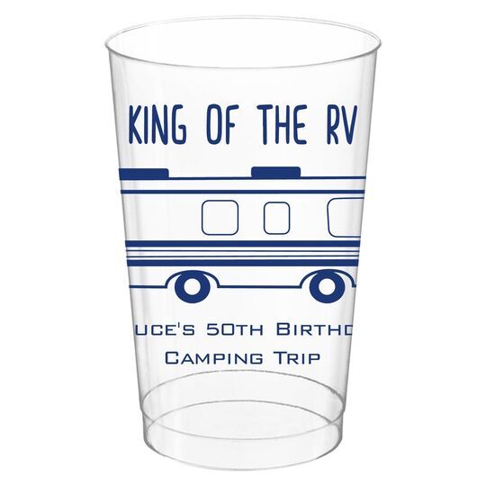 King of the RV Clear Plastic Cups